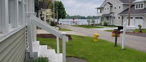 Check out the view of the lake from the front of the house!