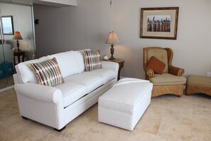 Sit On The Couch And Gaze Out At The Ocean