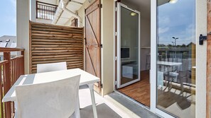 Open the door and step out onto your private balcony!