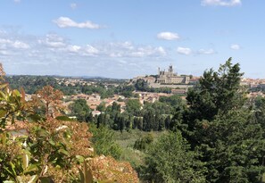 La vue depuis la chambre