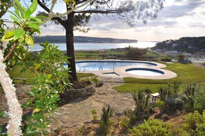 View of the pool and lagoon