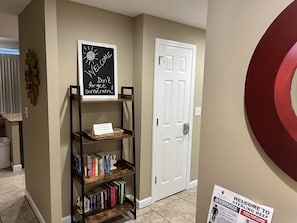 Hall from front door leading to 2nd Bedroom.