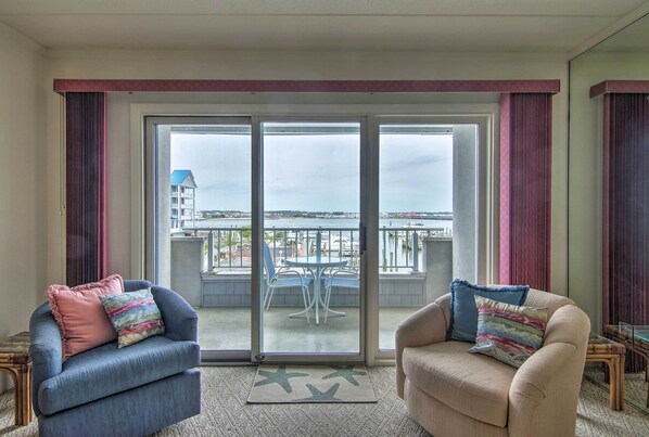 Ocean City Vacation Rental | 1BR | 1.5BA | 675 Sq Ft | Elevator Access