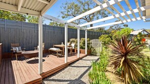 North Haven Outdoor Deck with Firepit