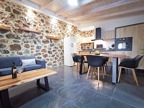 Pyrgos Plakias villa 4,in Plakias Rethymno, kitchen and dining area