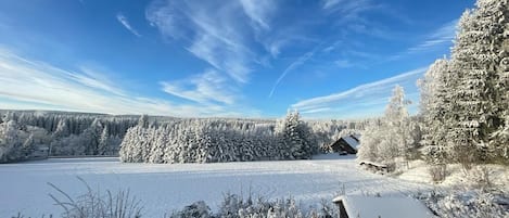 malerische Landschaft im Erzgebirge