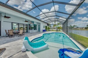 3 bedroom vacation rental with heated pool