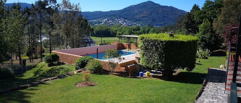 Pool with a view within extensive private grounds and walks from the back gate.
