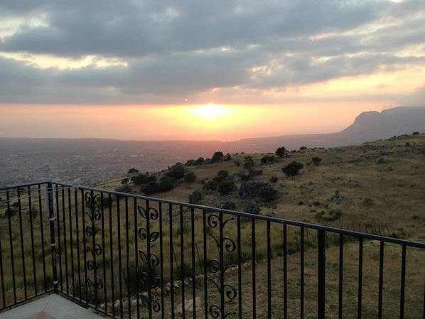 View from the terrace on the Gulf of Castellammare