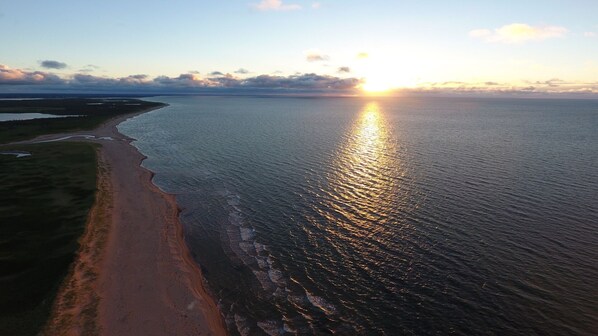 Walk this deserted beach for five miles
