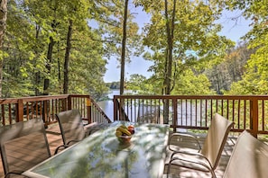 Furnished Deck | Lake Views
