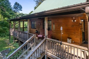 Covered Porch - Covered porch with seating