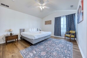 Spacious bedroom
