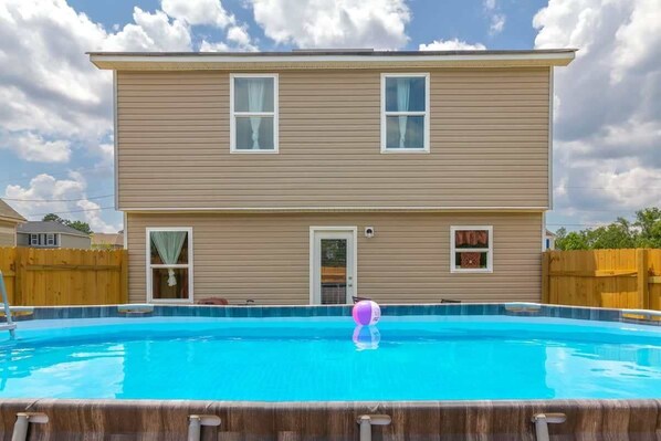 Private above ground pool