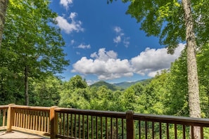 Deck views - Mountain Views