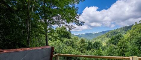 Hot tub views - Outdoor Hot Tub with Mountain Views