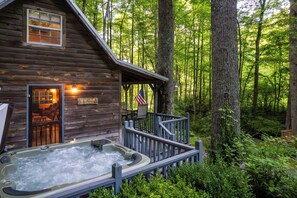 Hot tub - Dip into the bubbling bliss of your private hot tub.