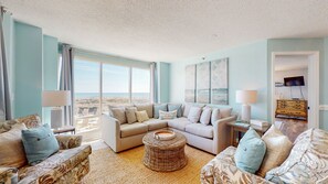 Living Room with Views of the Atlantic Ocean