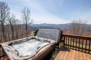 Soak in the Hot Tub on the Private Side Deck Accessed from the Master Suite