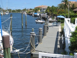 Dock looking to intracoastal.