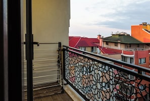 Blick vom Balkon
