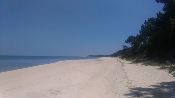 Praia de Rio junto à casa