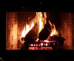 Relax in front of the fire