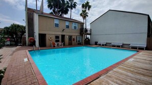 Pool, Water, House, Swimming Pool, Bench