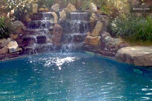The magical rock waterfall.