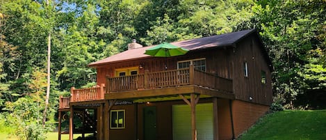 Golden Mill Cabin with large wrap around deck.