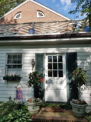 We use this entrance into kitchen from driveway, keyless lock