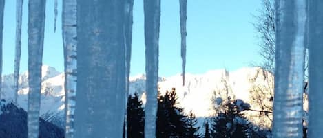 Vue du balcon, au petit matin