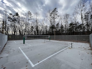 This multi-use court is a favorite for kids and adults alike!