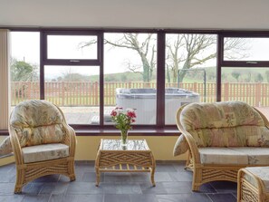 Light and airy sunroom | Brynhowell - Brynhowell Barns, Glandwr, near Narbeth