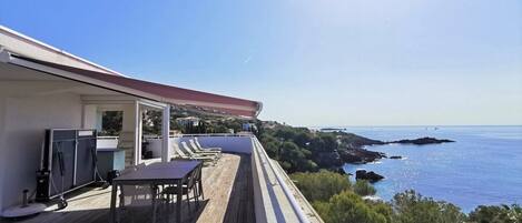 terrasse panoramique sur le toit