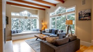 Main Floor - Living Room With Gas Fireplace