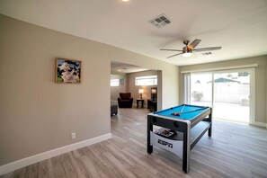 Fun for Everyone! Bonus room with ESPN 4 in 1 Multi Game Table