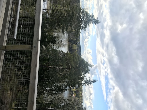 Blick von der Unterkunft