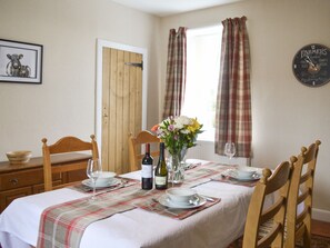 Spacious dining room | The Dairy House, Near Newton Stewart