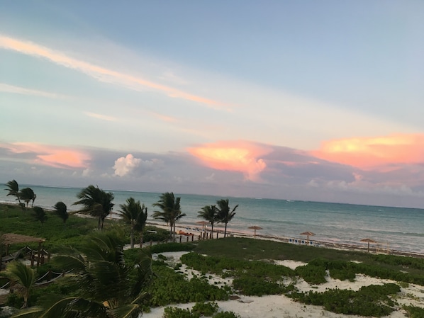 Vue sur la plage/l’océan