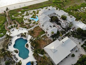 Our Unit (B2-309) from aerial view
