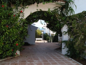 Archway to garden