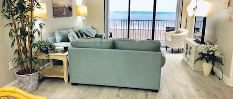 Living room View Of Beach and Balcony