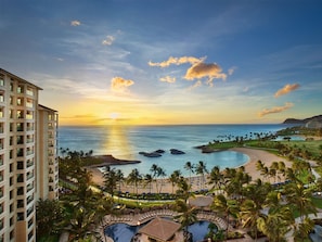 Vista para praia/oceano