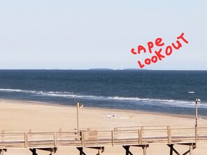 Clear days you can see Cape Lookout lighthouse from our deck. Ferry service!