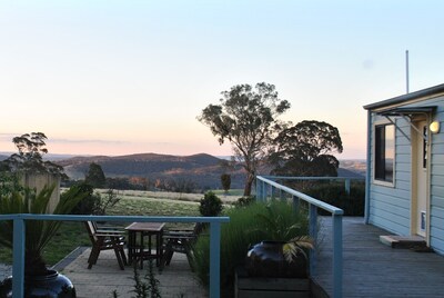 Two country cabins with stunning views 