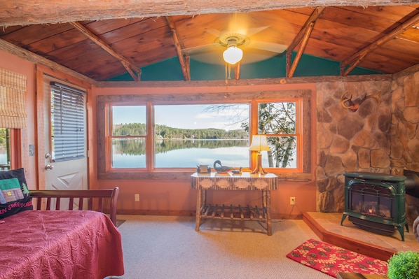 Loon Cabin With View of Lake Colby
