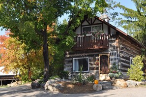 The chalet is one of the oldest buildings on the property. 