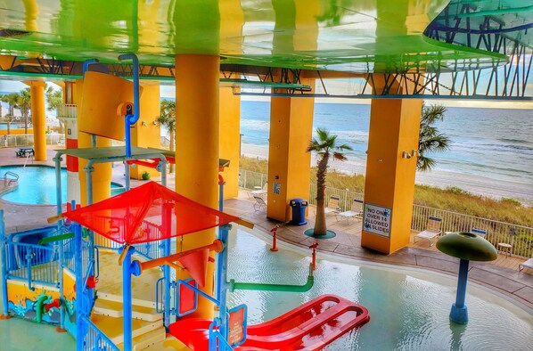 Covered Aqua Park with Ocean view