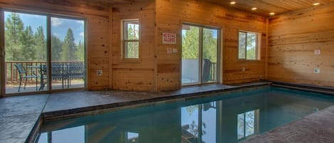 Heated indoor pool